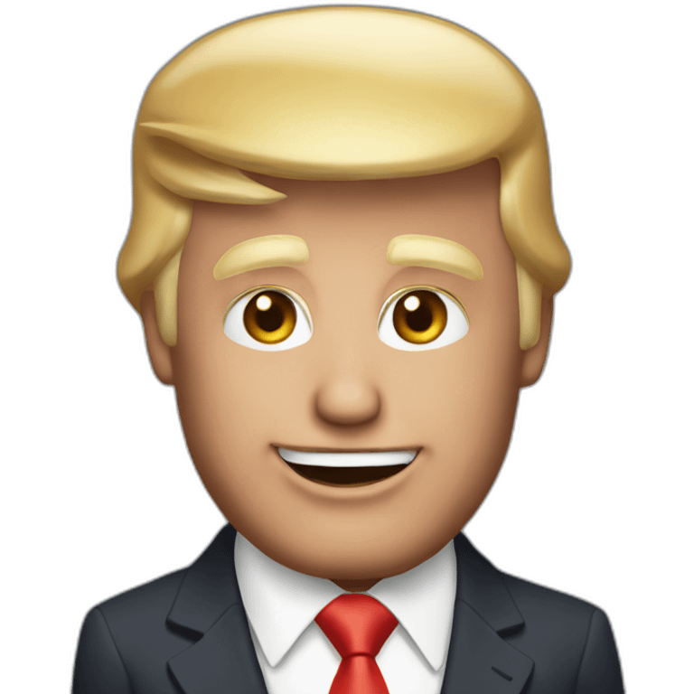 Donald Trump happy birthday emoji