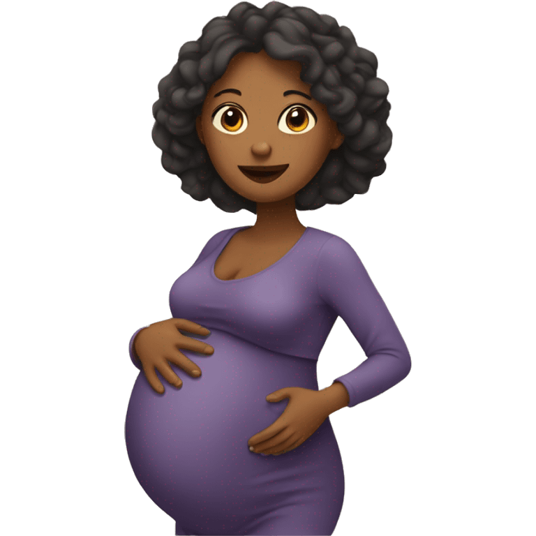 pregnant woman emoji