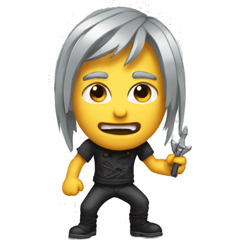 Metal guy emoji