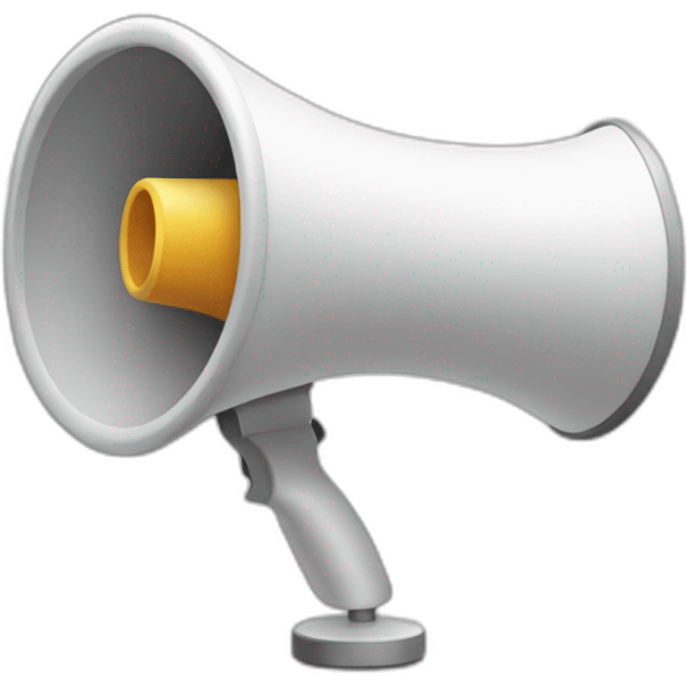 White Megaphone emoji