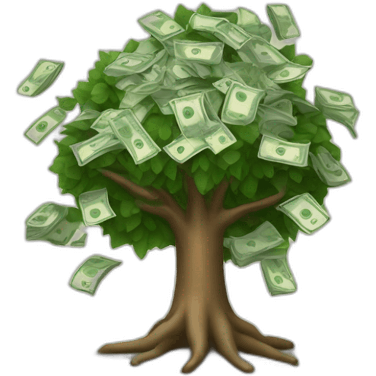 Cash tree emoji