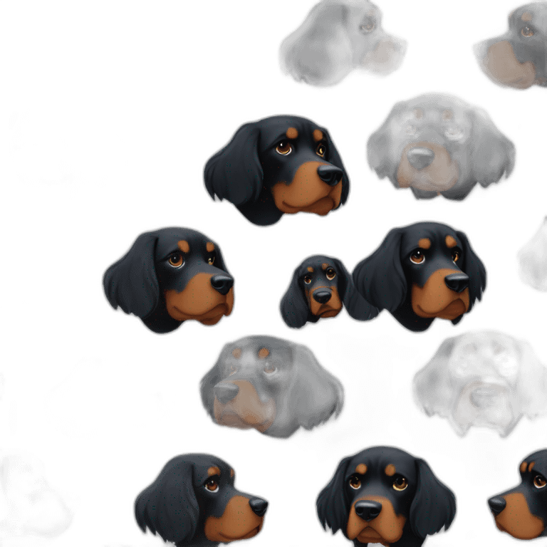 Gordon setter emoji