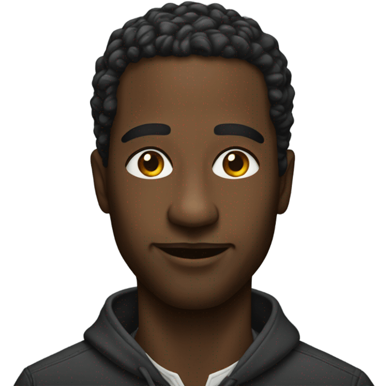 Black man emoji