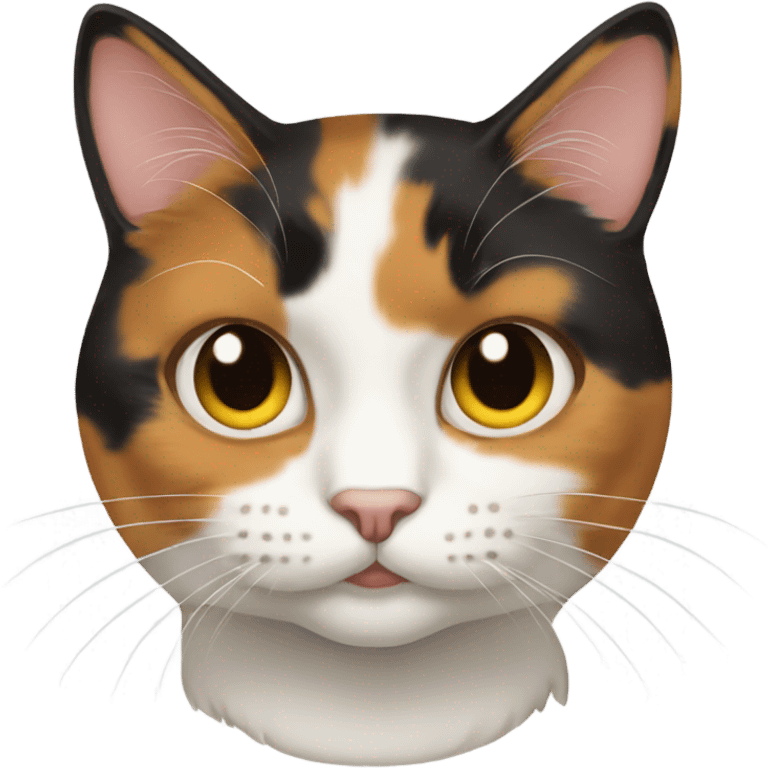 Calico cat emoji