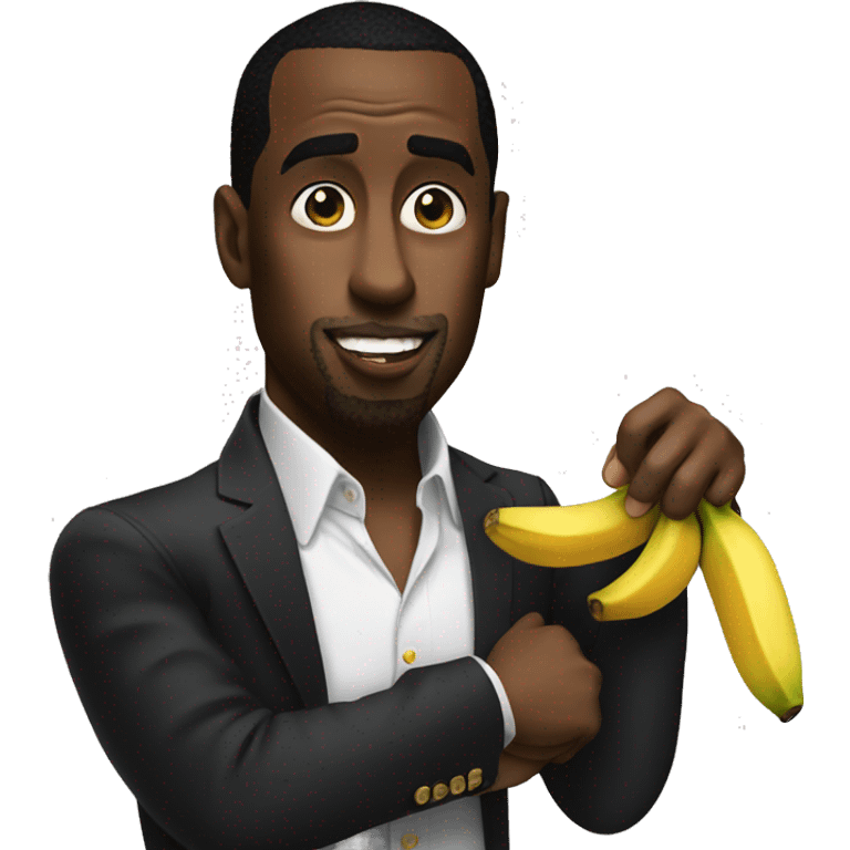 P Diddy Eating A Banana emoji