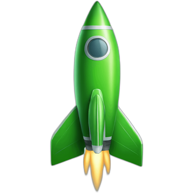 green rocket emoji