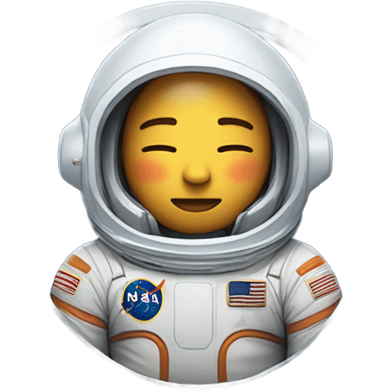 Astronaut napping  emoji