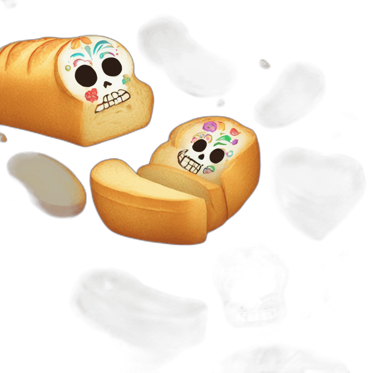 day of the dead bread emoji