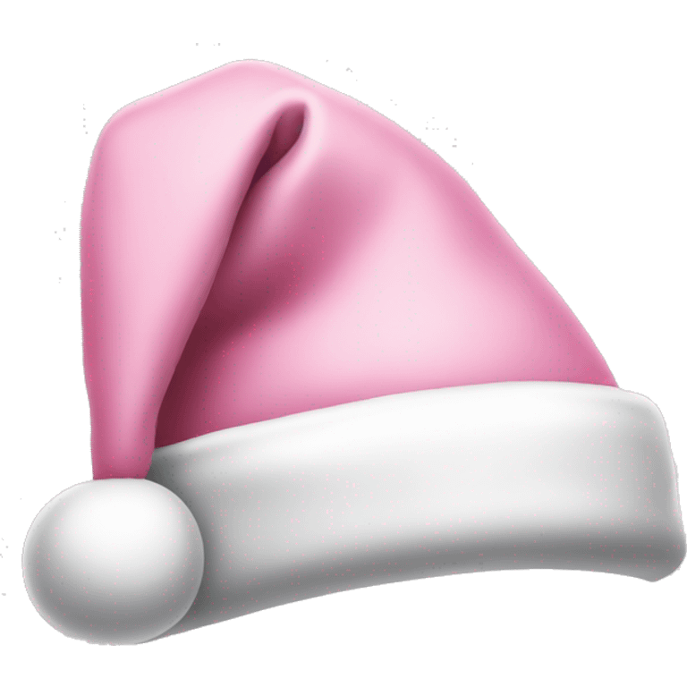 light pink santa hat emoji