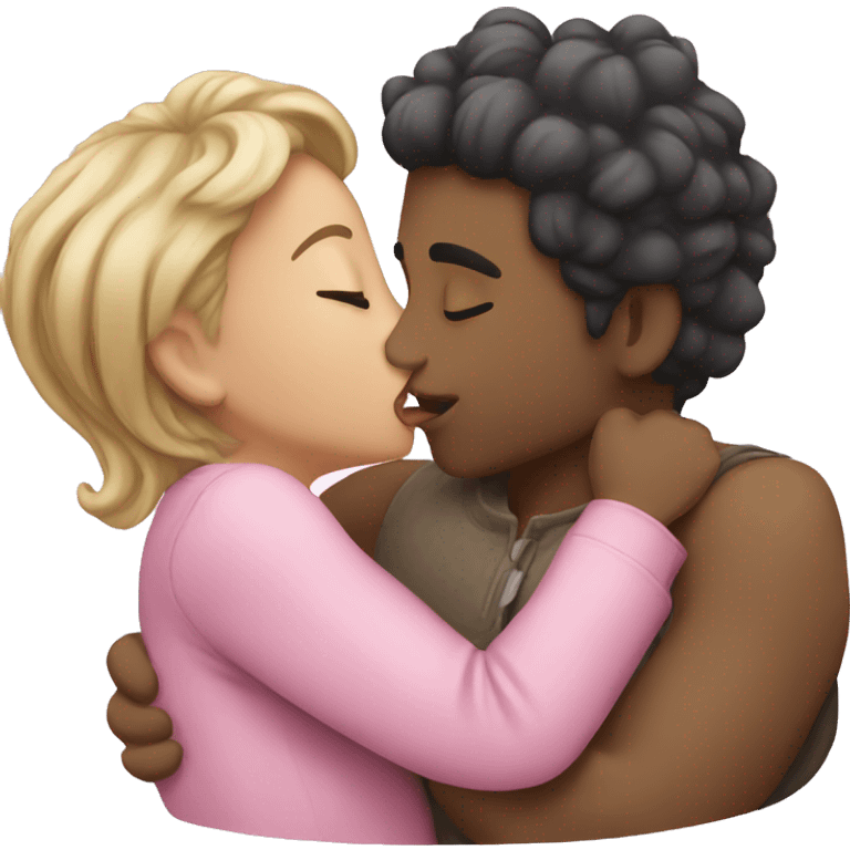 Pastell kiss emoji