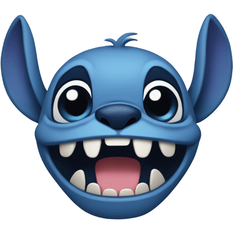 Stitch qui fume emoji