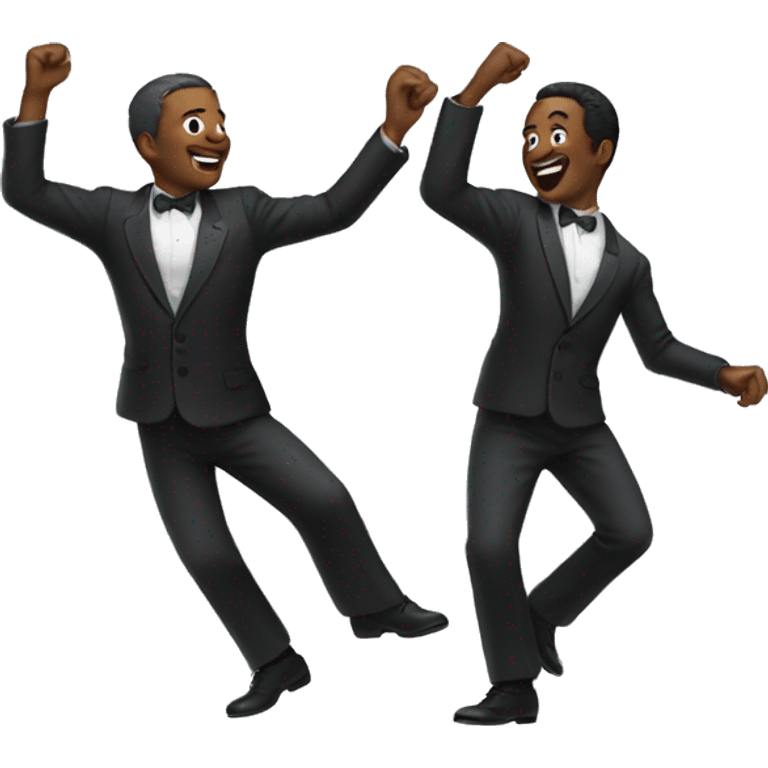 two men dancing emoji