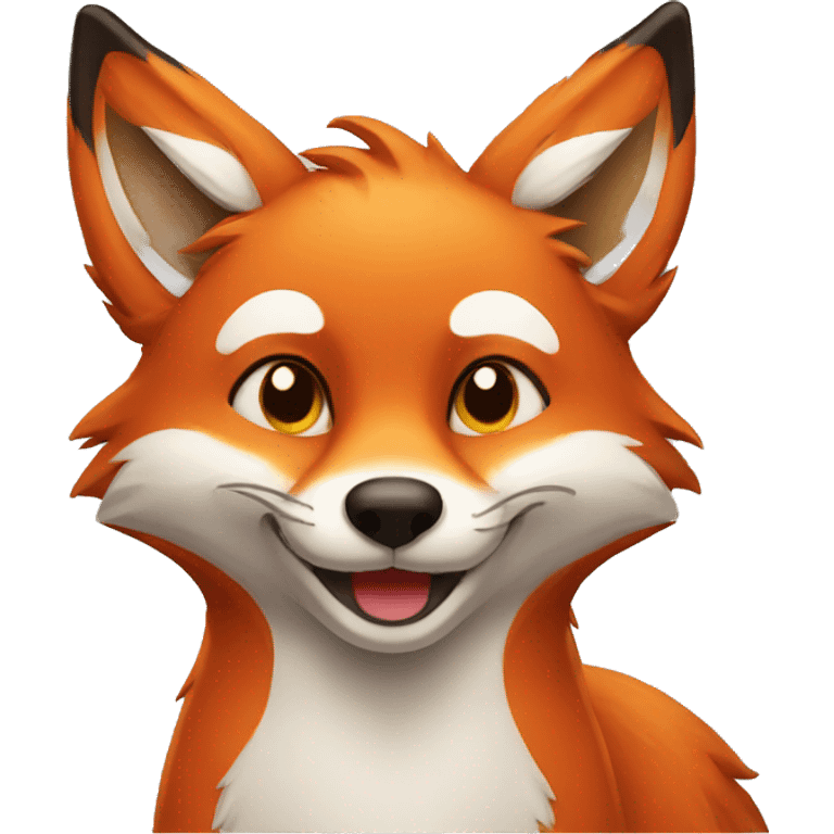 winking fox emoji