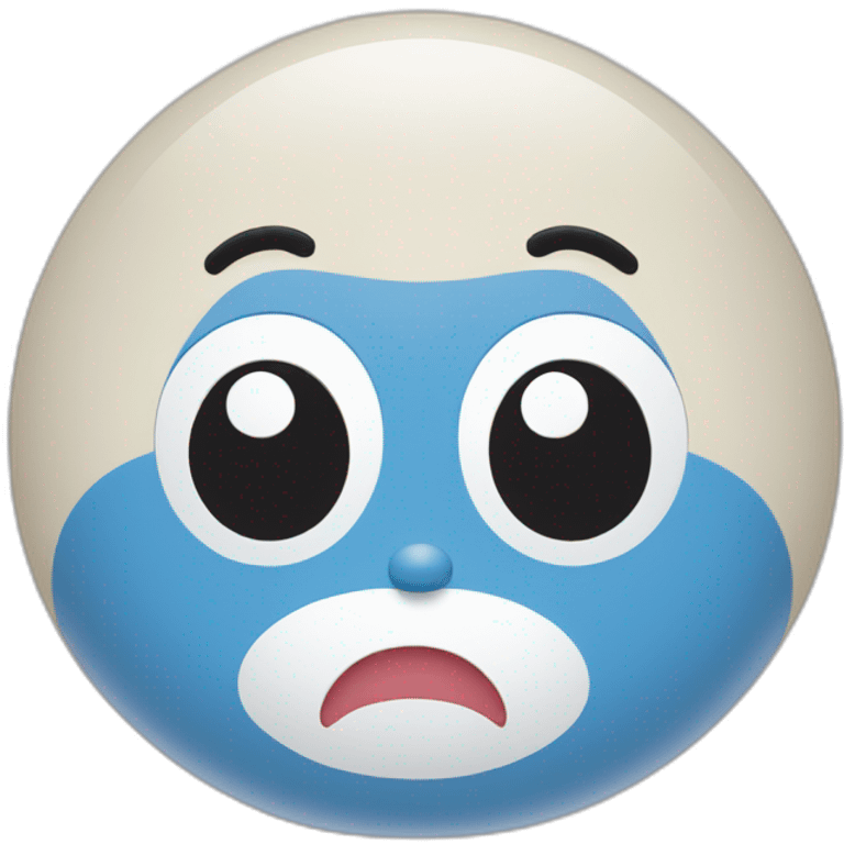 Doraemon face emoji