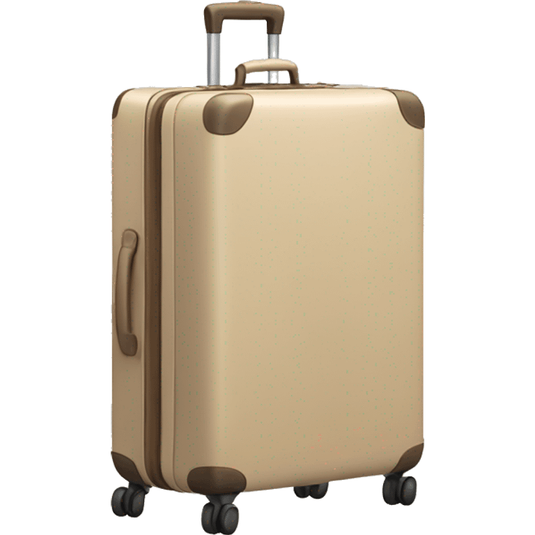 suitcase beige emoji