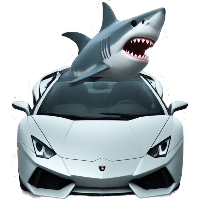 shark in a lambo emoji