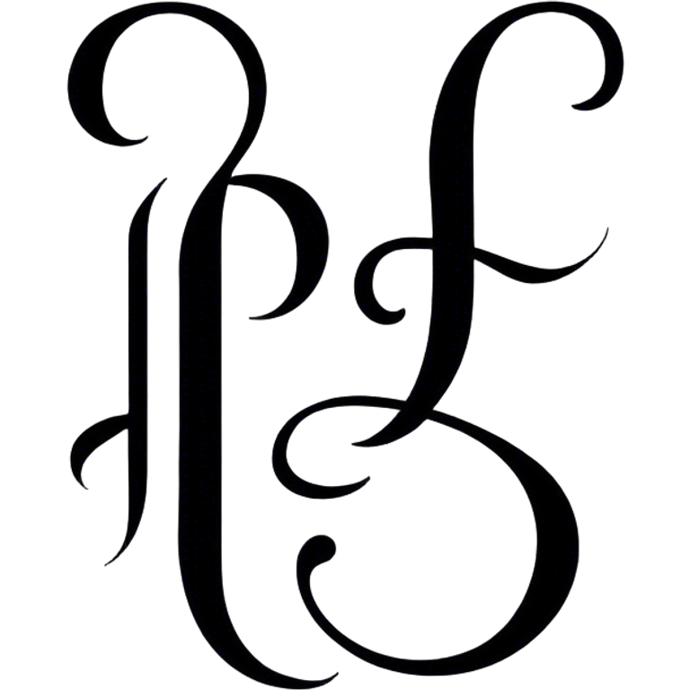 Calligraphy with different fonts, including Gothic script, elegant flowing letters, smooth brush strokes, fine details, minimalistic, black ink on white background, no extra elements. emoji