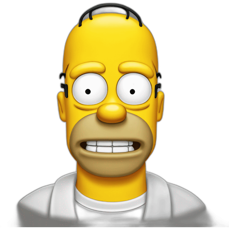 Homer Simpson duff emoji