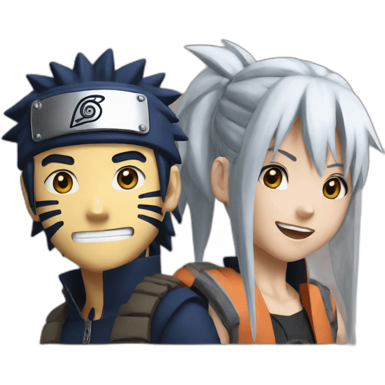 Naruto avec Karina emoji