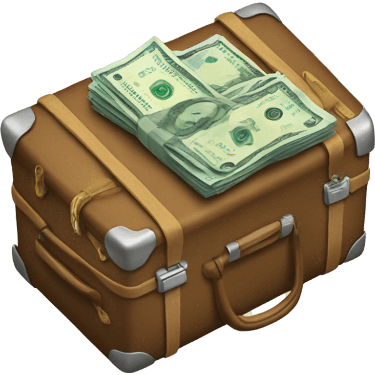 money suitcase emoji