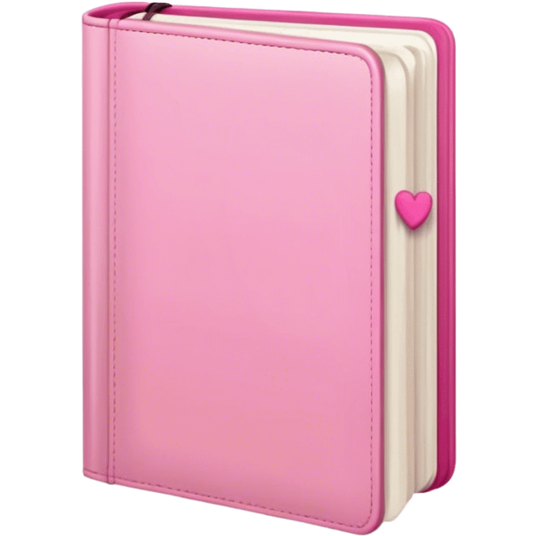 Pink aesthetic book journal  emoji