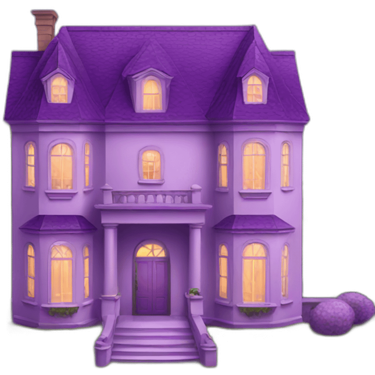 purple mansion emoji