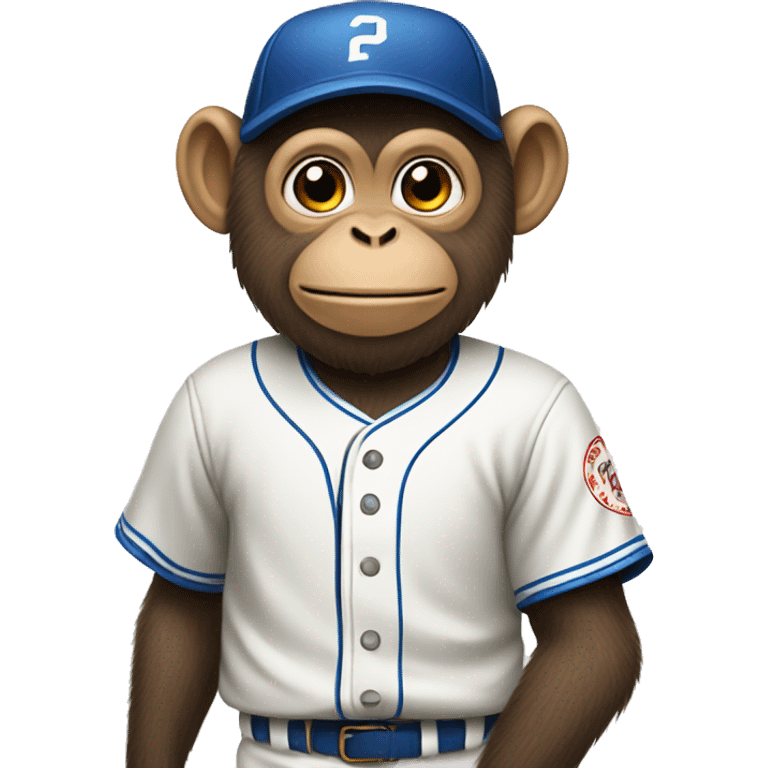 monkey playing baseball emoji