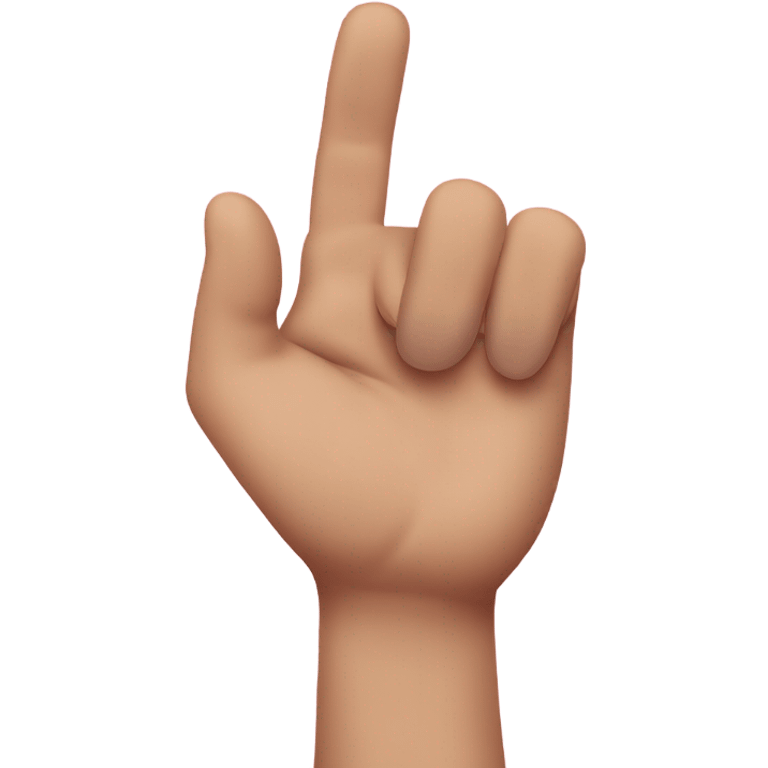 “Rock on” but with a pink bandage on the thumb only emoji