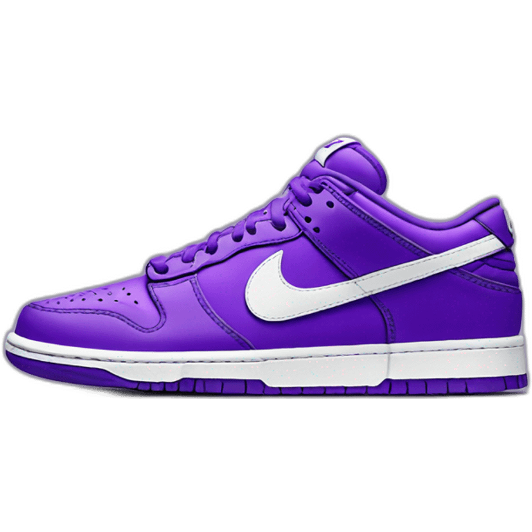 nike dunk violet emoji