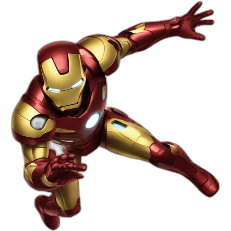 ironman flying emoji