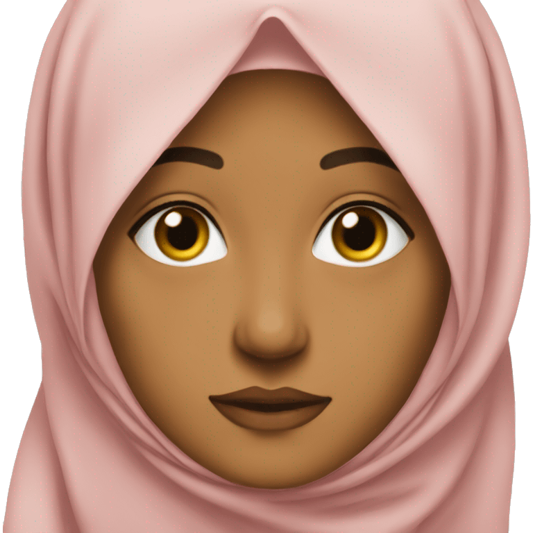 Hijabi-woman-eye roll-🙄 emoji