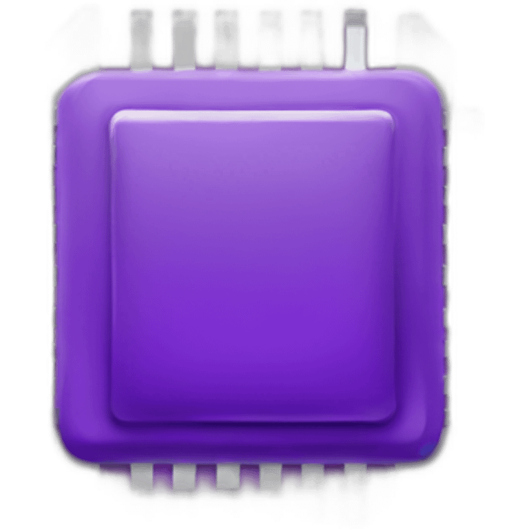 purple computer chip emoji