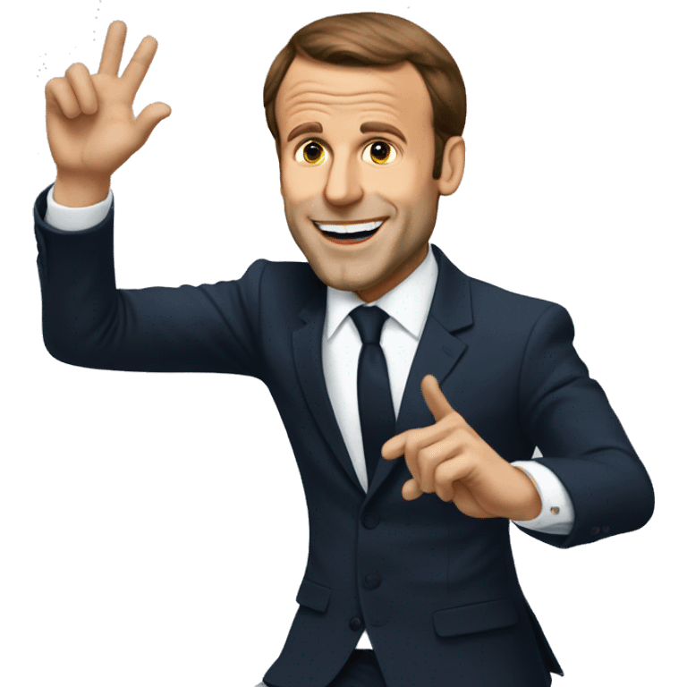 Macron qui dance emoji