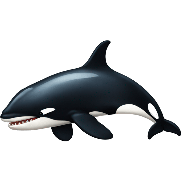 Angry killer whale emoji