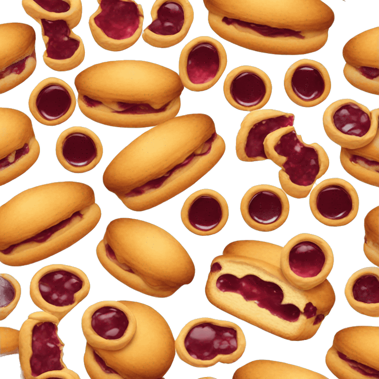 pastry filled with jam emoji