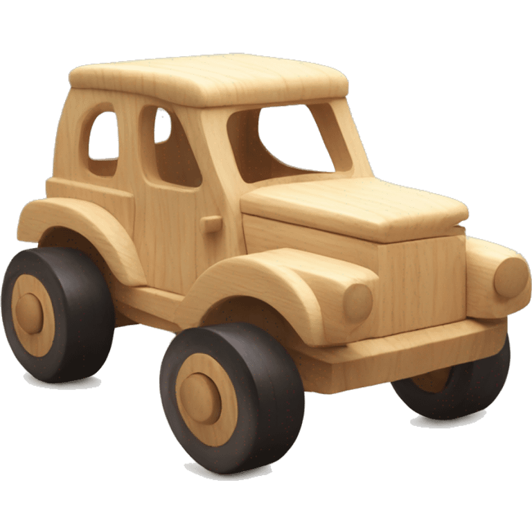 Car Wooden toy emoji