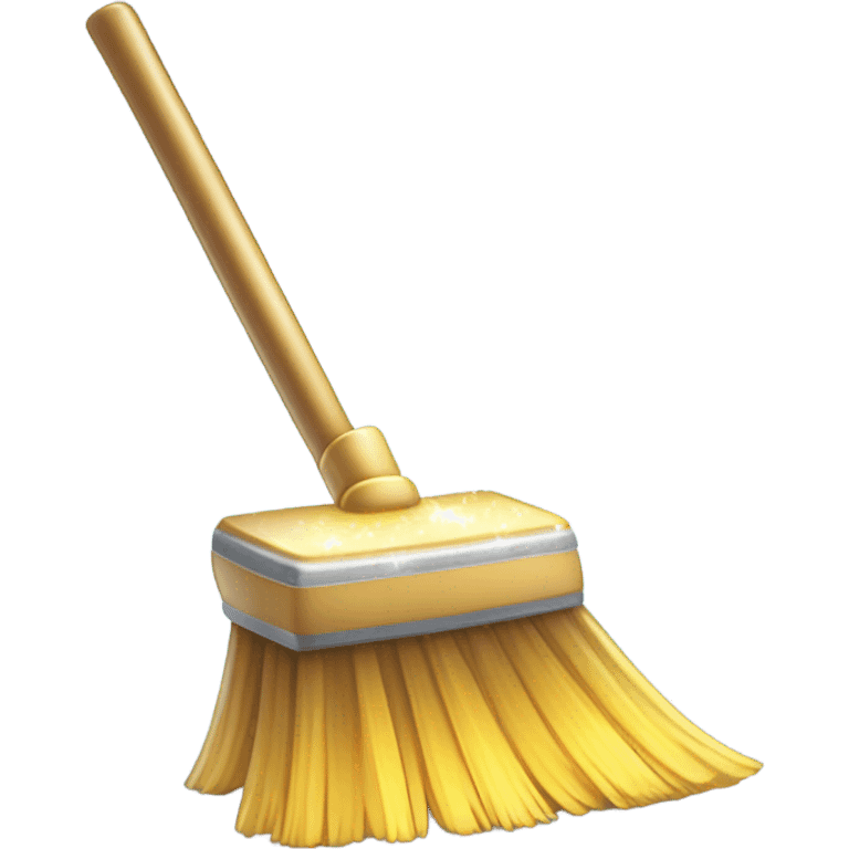 Broom, shine, sparkle  emoji