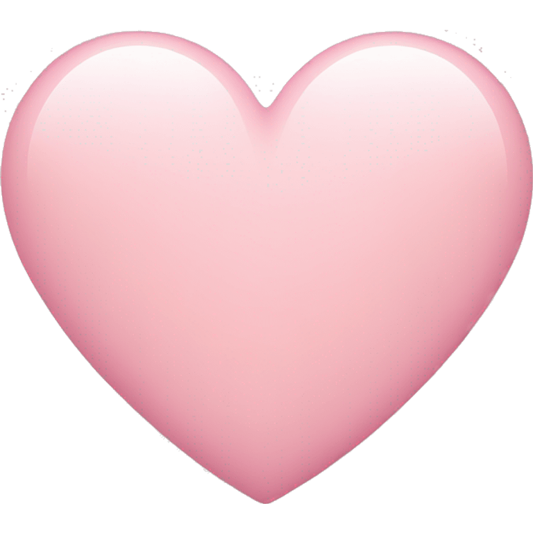 light pink heart emoji