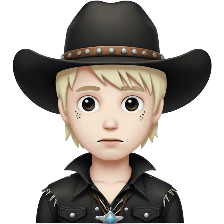 Emo cowboy emoji