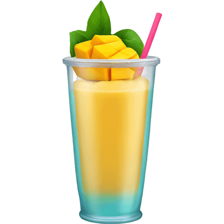 mango slushie emoji