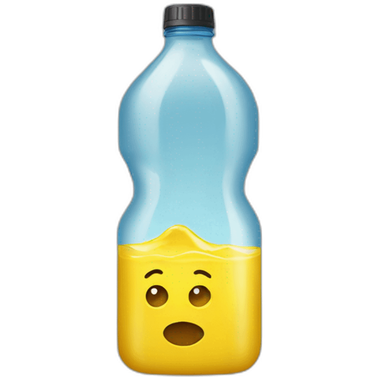 yellow liquid in a water bottle emoji