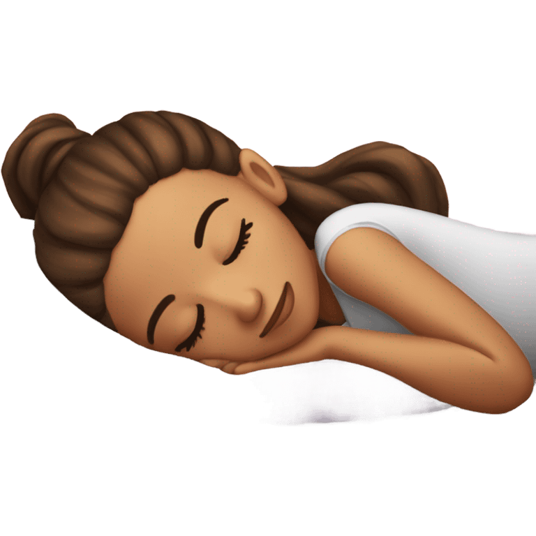 Ariana Grande sleeping emoji