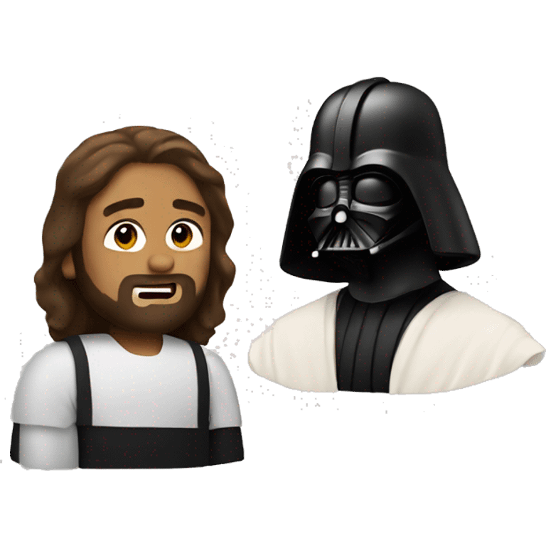 Jesus with darth vader emoji