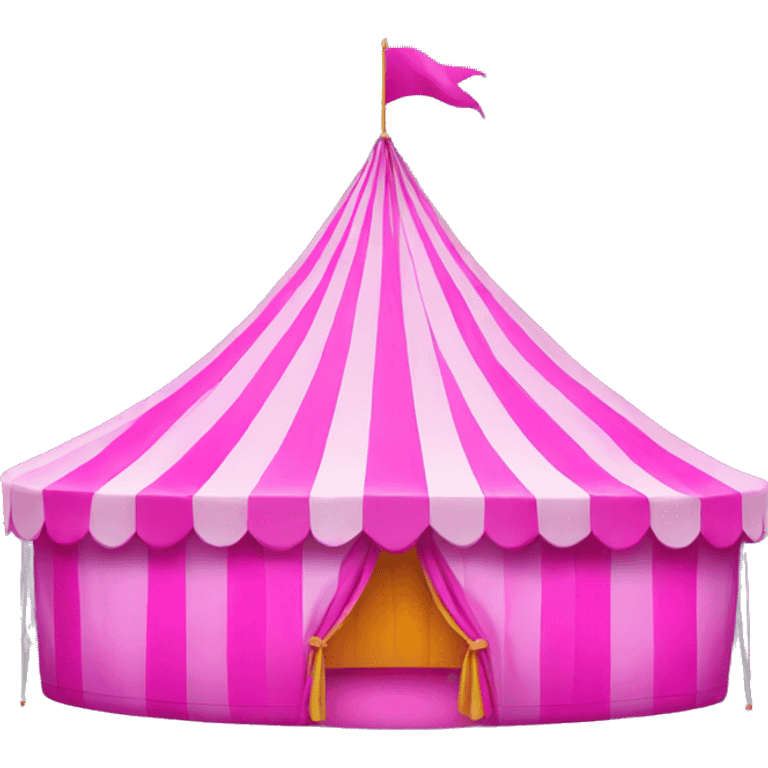 pink carnival tent emoji