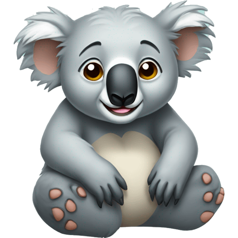 lazy koala emoji