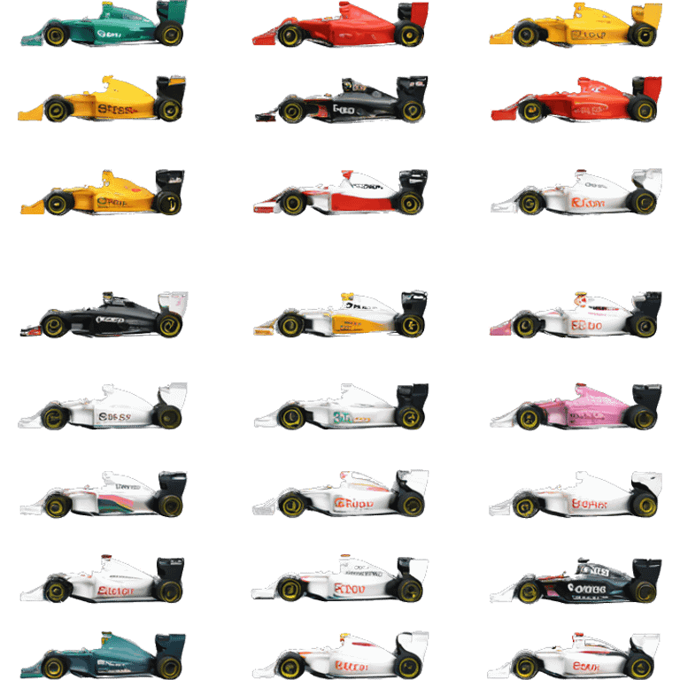 Formula 1 car emoji