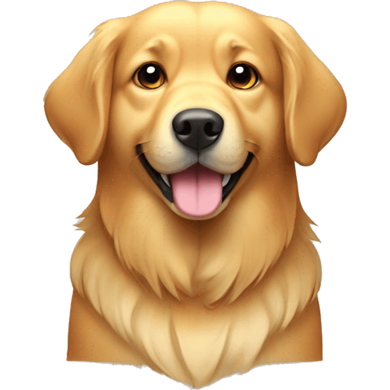 Fat golden retriever emoji