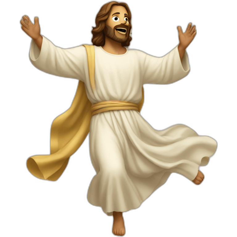 jesus dancing emoji