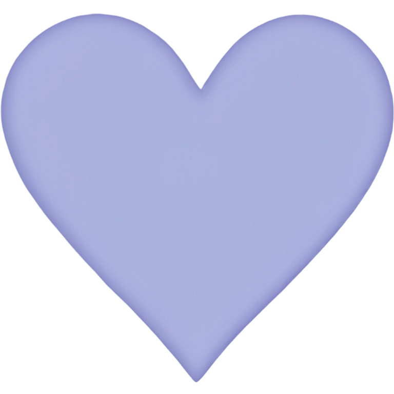 Periwinkle heart  emoji