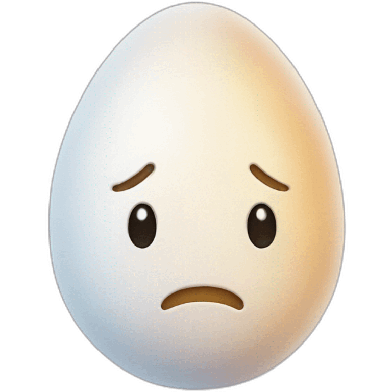 sad egg emoji